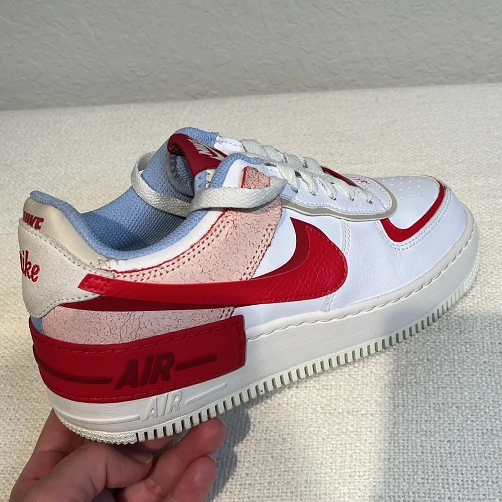 Nike Air‎ Force 1 Shadow cracked leather AF1 size 6.5